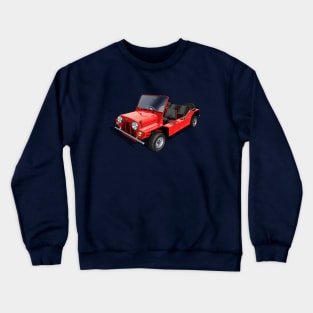 Austin Mini Moke in red Crewneck Sweatshirt